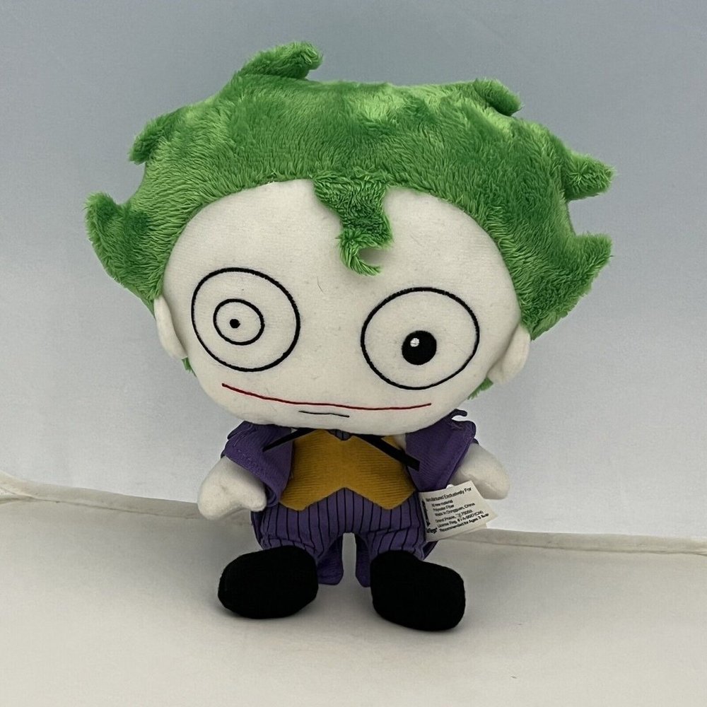 2014 Six Flags Theme Park DC Comics Batman Joker Plush Stuffed Animal
